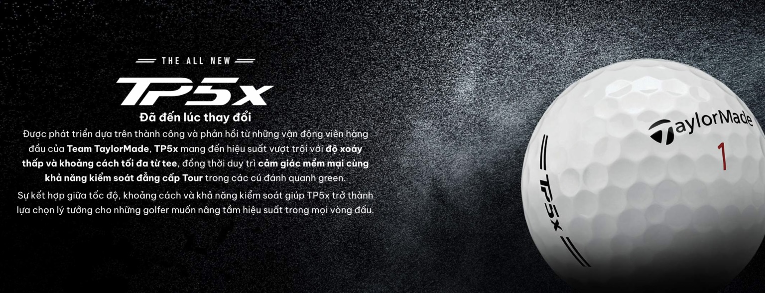Bóng Golf TaylorMade TP5x Stripe