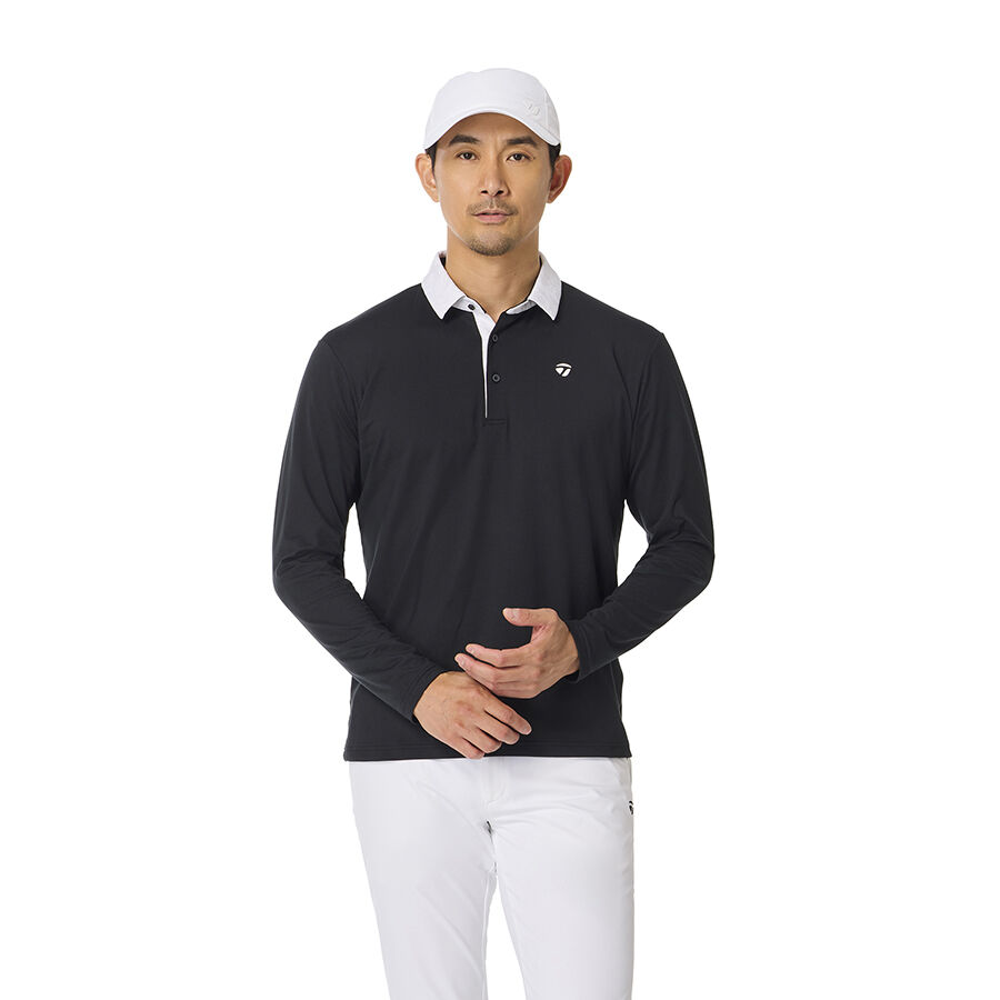 Áo Polo Golf Tay Dài Soft Smooth Cổ Jacquard TaylorMade