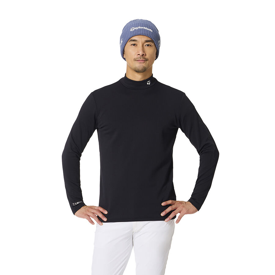 Áo golf T-HEAT Brushed tay dài cổ mock TaylorMade