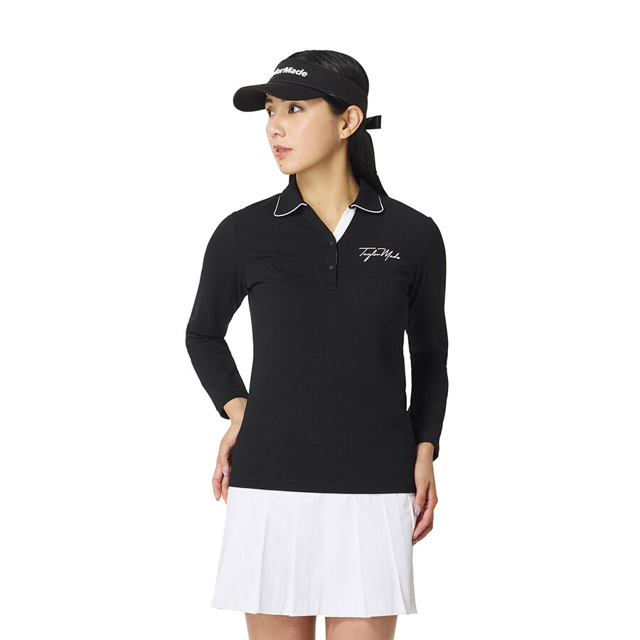 Áo Polo Dài Tay Script Logo Skipper Ws TaylorMade